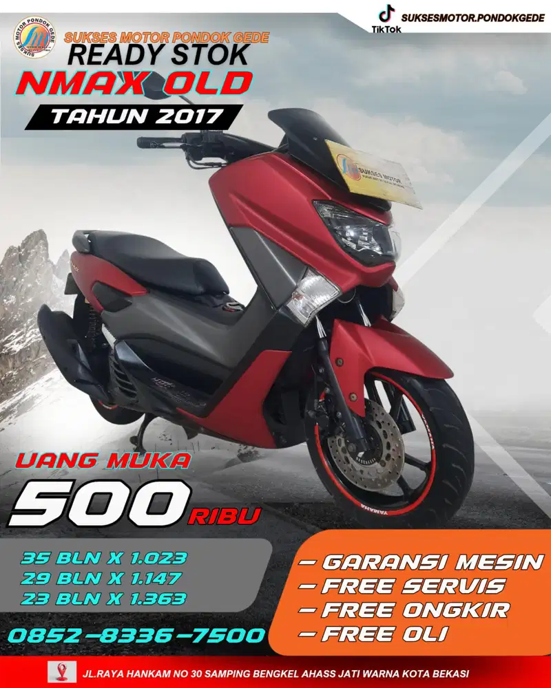 YAMAHA NMAX OLD TAHUN 2017 MOTOR BEKAS BERGARANSI