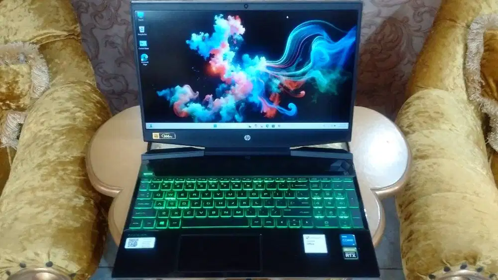 Laptop Gaming Editing NVIDIA RTX3050 HP i5 11300H Ram 16GB SSD 512GB