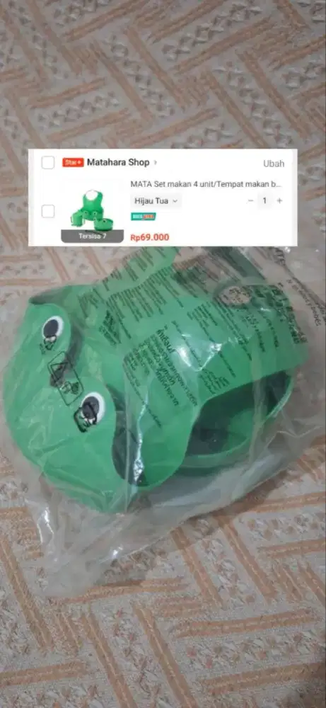 MATA Set Makan 4 Unit / Tempat Makan Bayi / Alat Makan Bayi MPASI