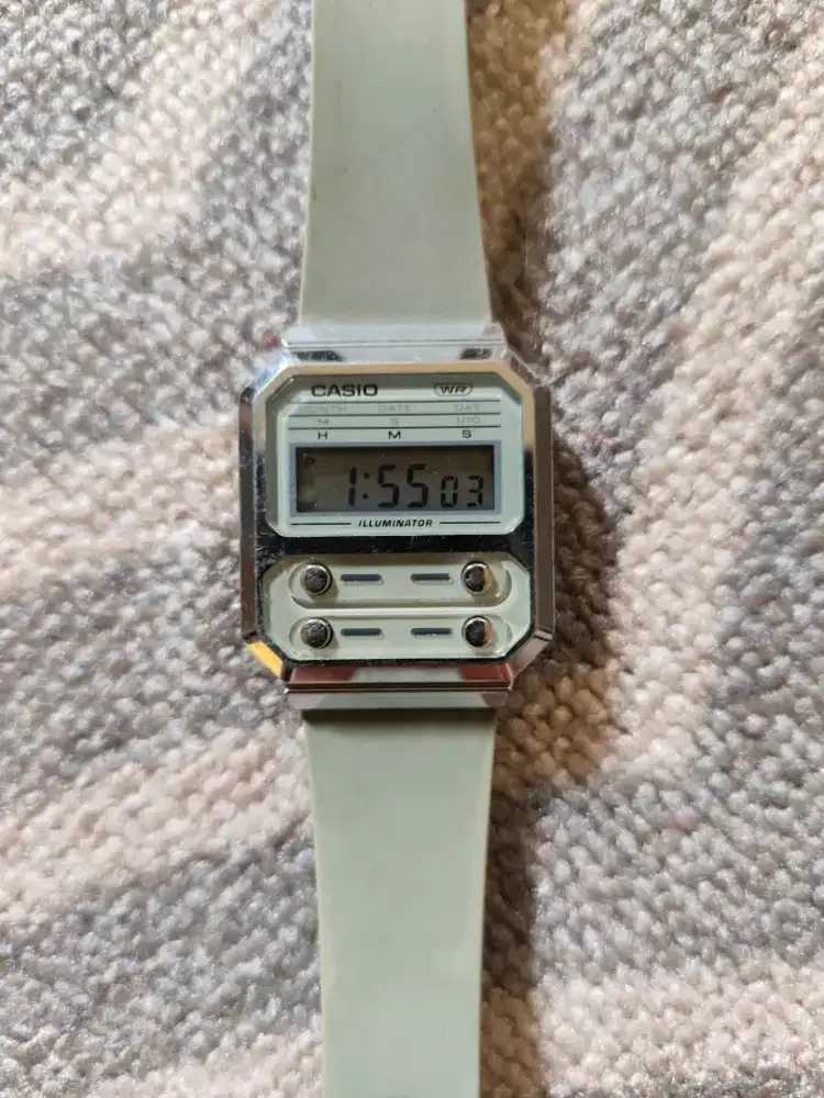 Casio Jam Tangan General A100WEF-3A Vintage Watch Digital