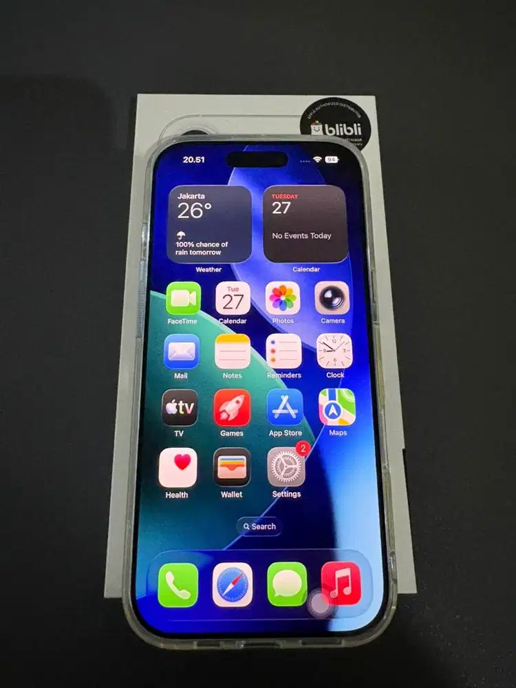 Iphone 17 256gb white fullset no minus