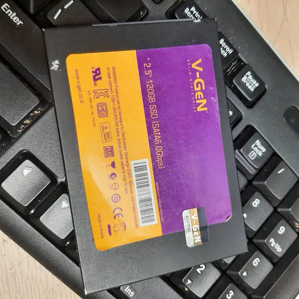 SSD VGEN 120GB Sata 3 Bekas