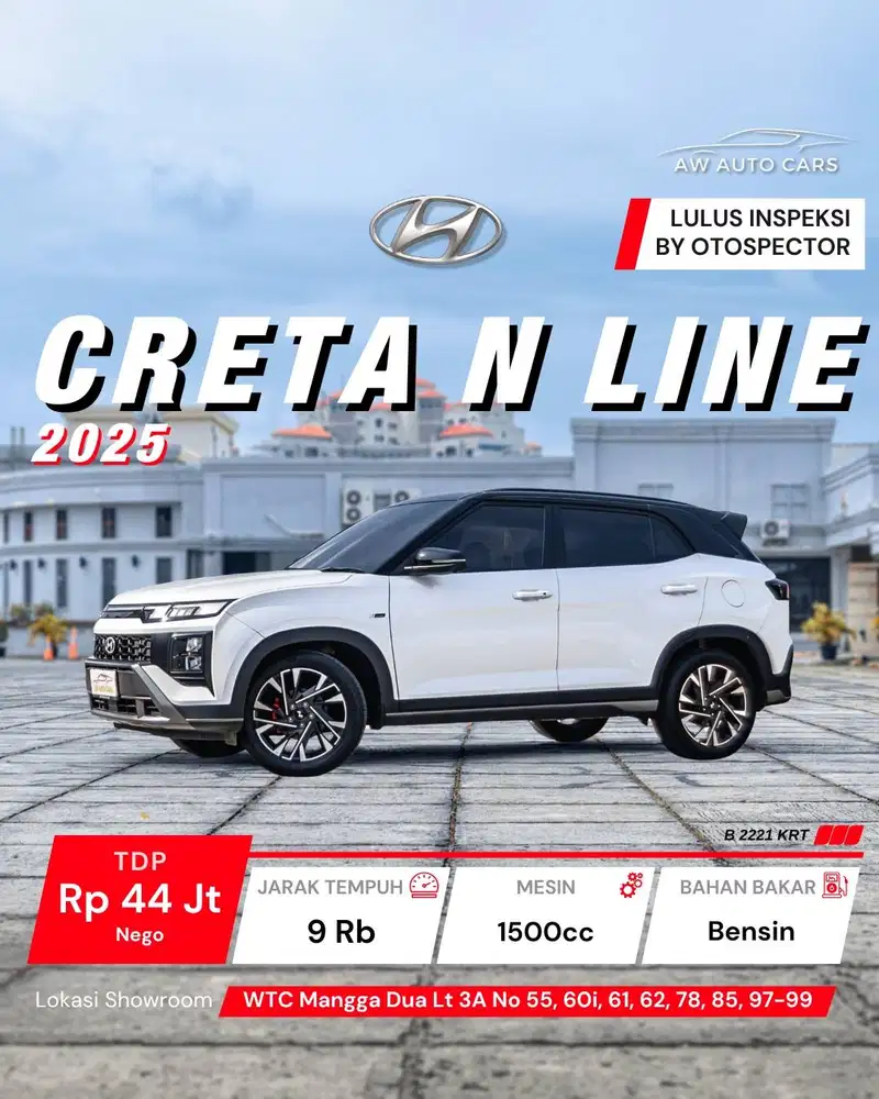 [KM 9 RB] Hyundai Creta N Line 2025 NLine mdl turbo 2024 prime alpha