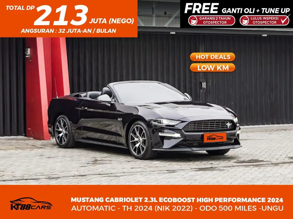 Odo 300 Miles FORD MUSTANG  2.3L HIGH PERFOMANCE ECOBOOST 2024
