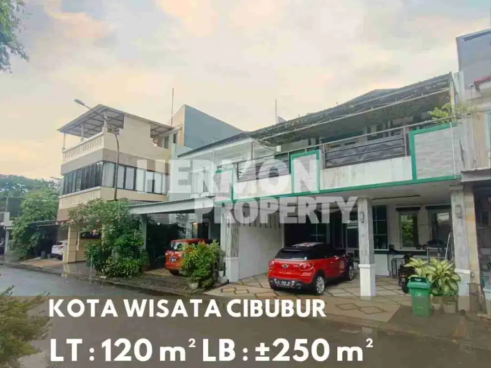 DIJUAL Rumah Cantik di Kota wisata , Bangunan Besar siap huni