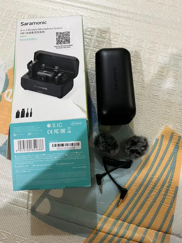 SARAMONIC BLINK 500B2+ WIRELESS MICROPHONE SYSTEM