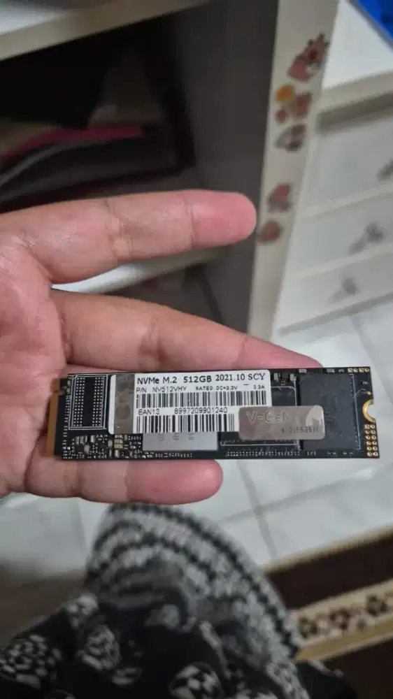 SSD NVME V GEN 512GB BEKAS