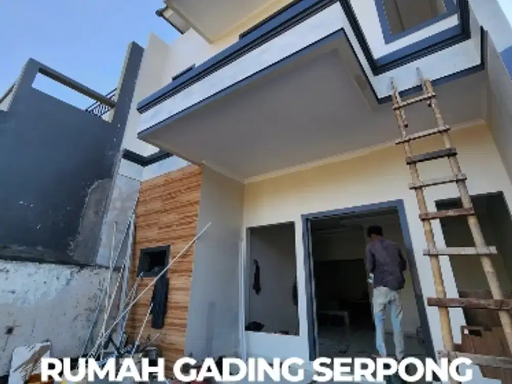 rumah baru depan taman harga murah