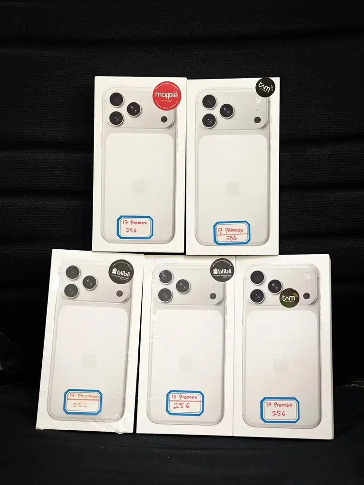 New iPhone 17 promax 256 iBox silver
