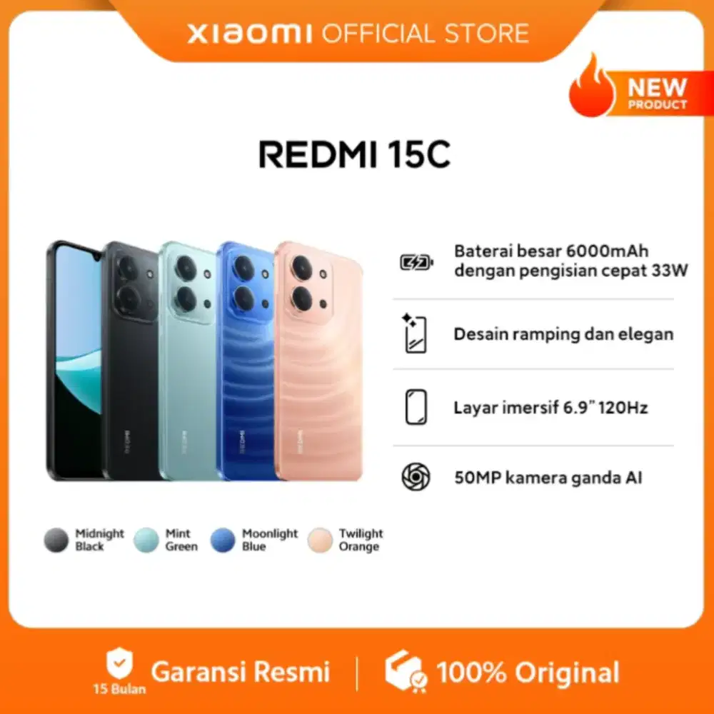 jual hp redmi 15C