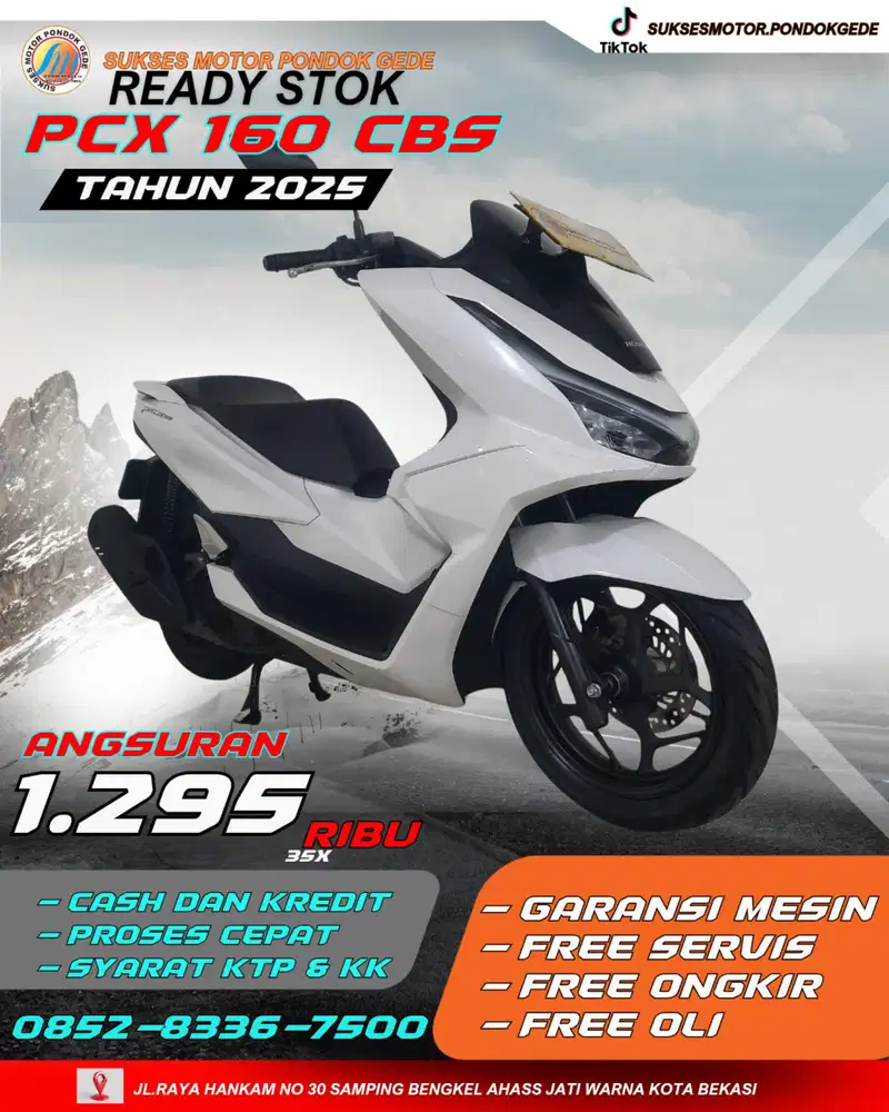 SYARAT MUDAH PROSES CEPAT HONDA PCX 160 CBS TAHUN 2025