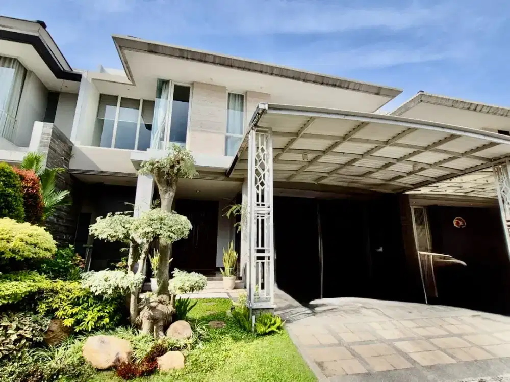 DIJUAL RUMAH WISATA BUKIT MAS WBM FURNISH CANTIK WIYUNG DEKAT TOL PAKUWON