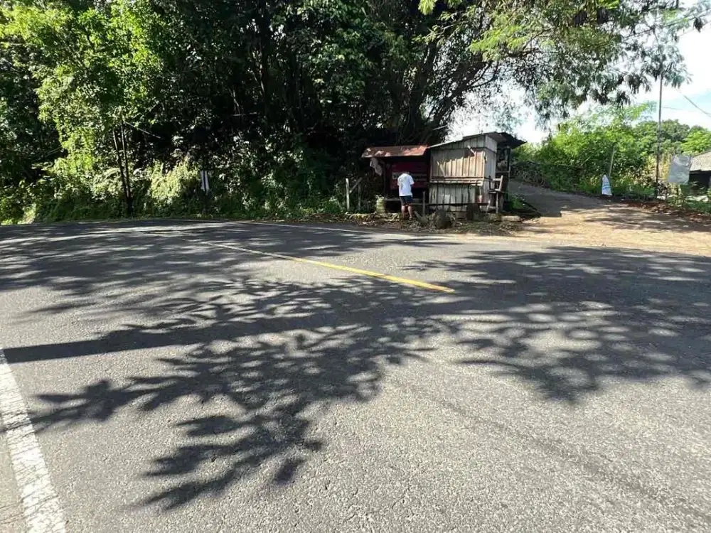 jual tanah lokasi strategis dekat pantai di pinggir jalan utama,tabanan bali.