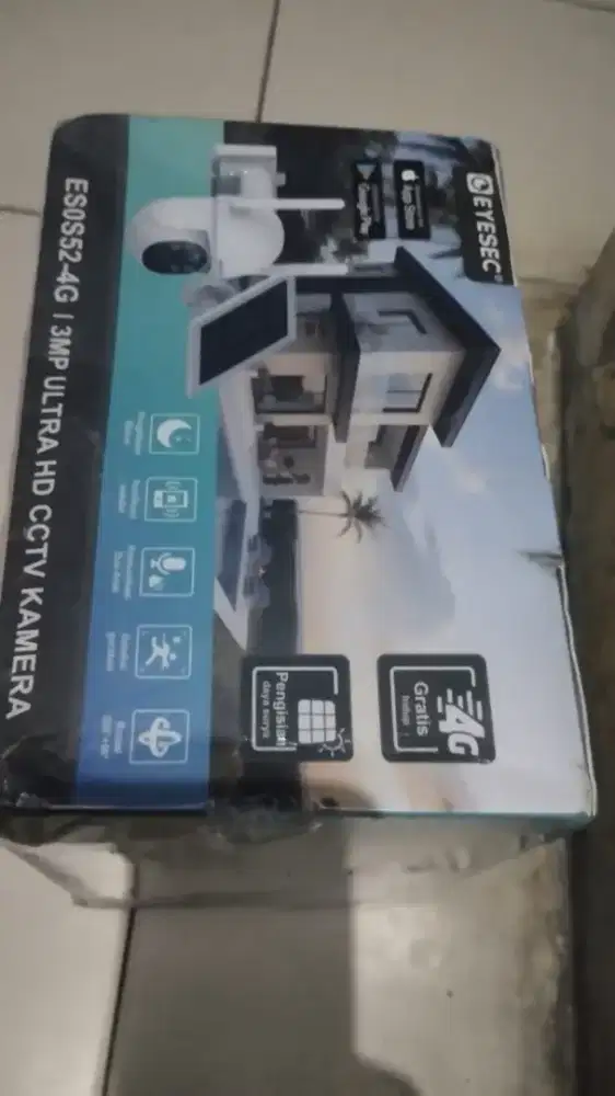 Cctv solar panel ip65 s52 super clear ptz v-sim 4g