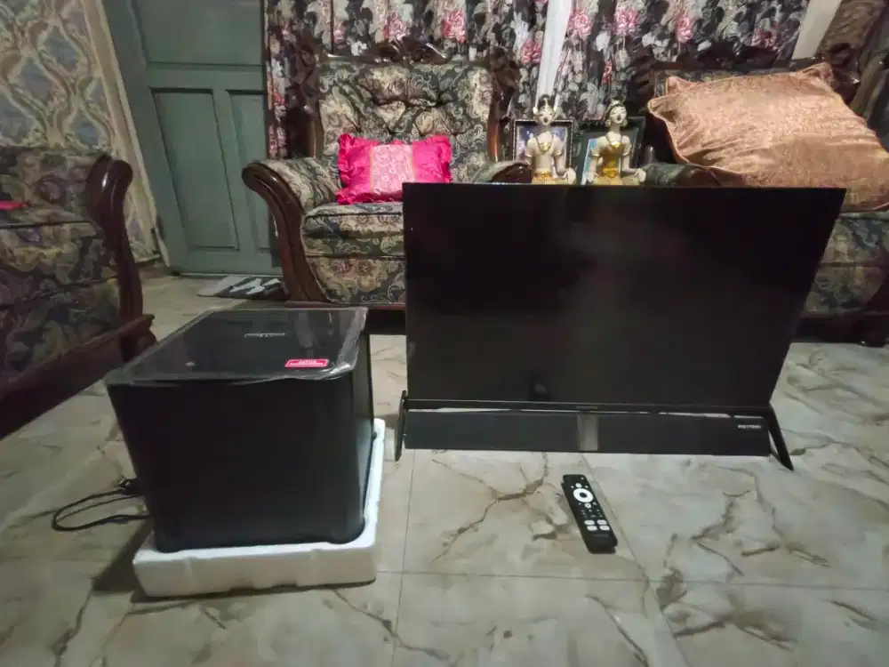 Android Google TV Polytron home Teather 32inchi