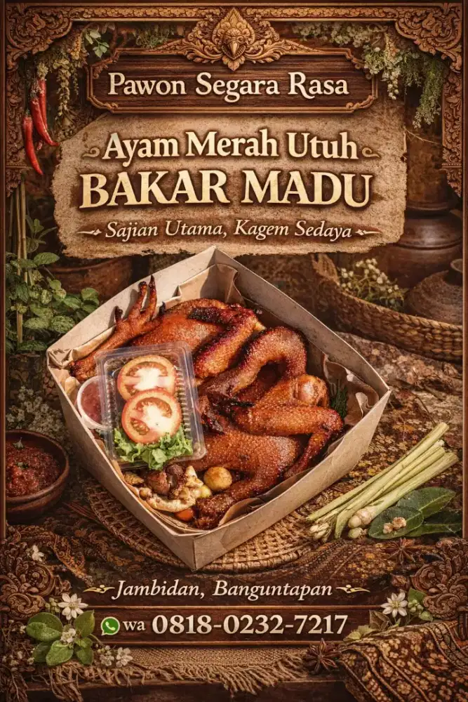 AYAM UTUH BAKAR MADU