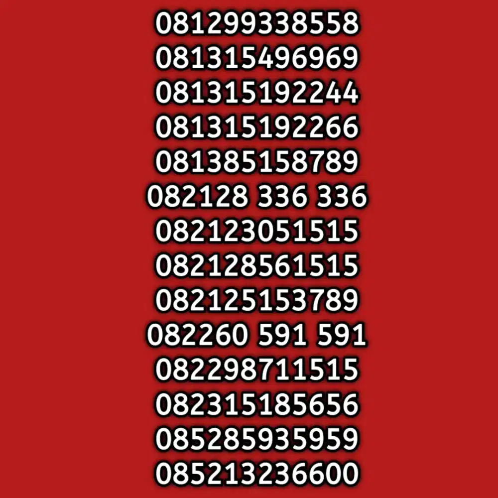 nomor cantik telkomsel simpati as