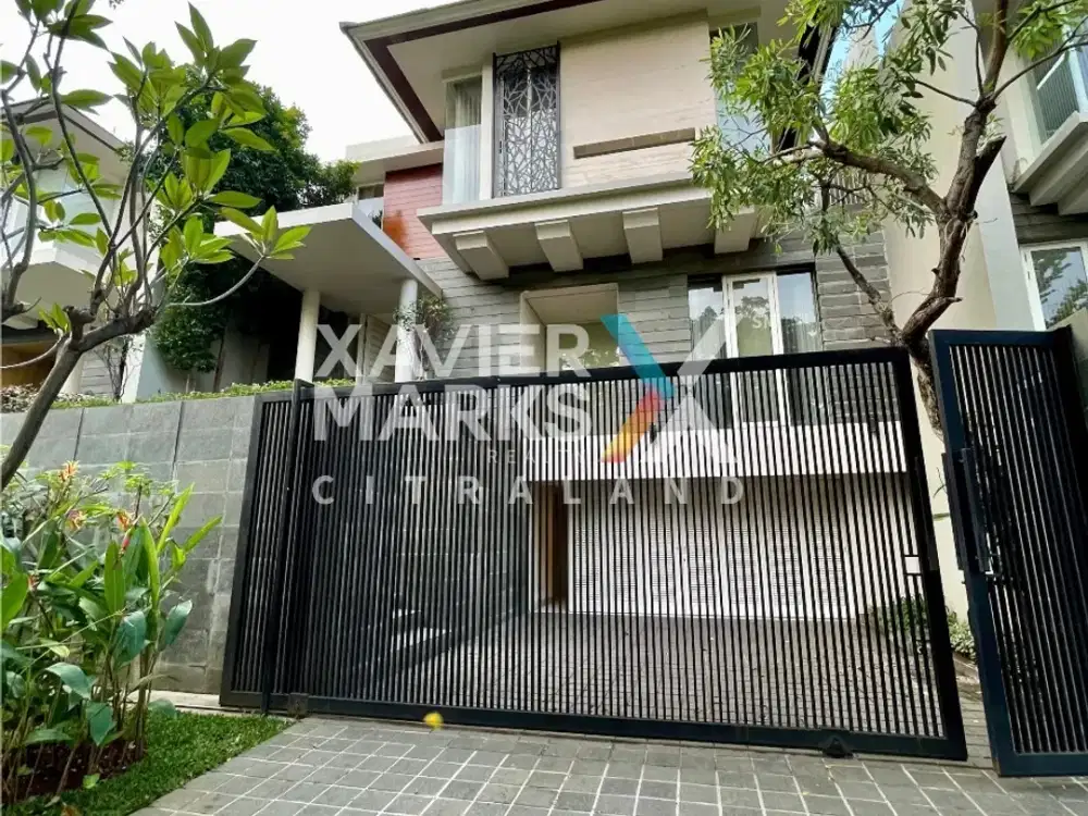 Rumah Grand Peninsula, Full Furnish Mewah, Full Marmer, Split Level