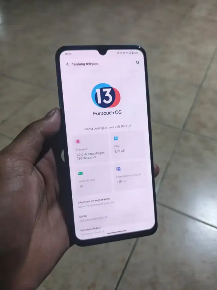 Vivo V20 2021 8/128GB