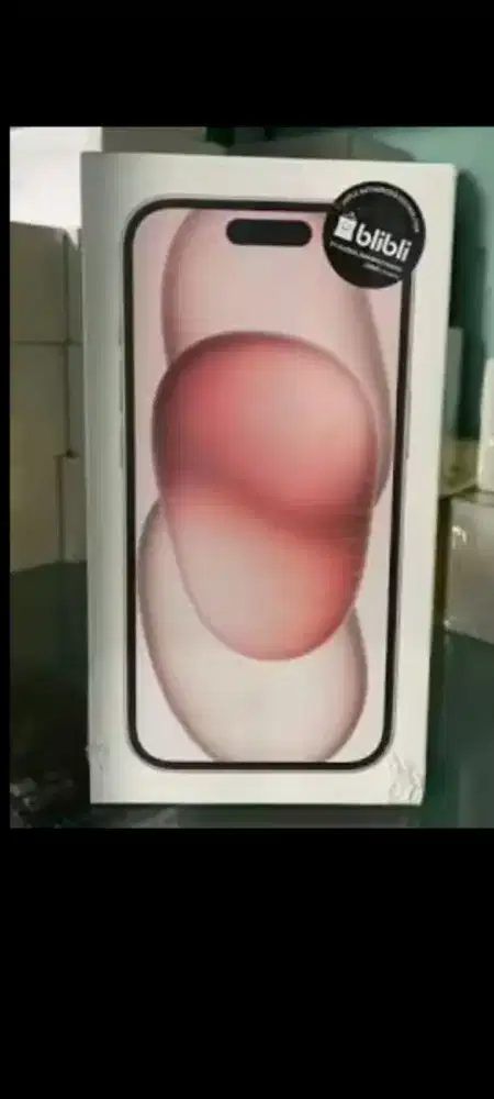 iPhone 15 pink BNIB garansi resmi tAm ibox GDN blibli