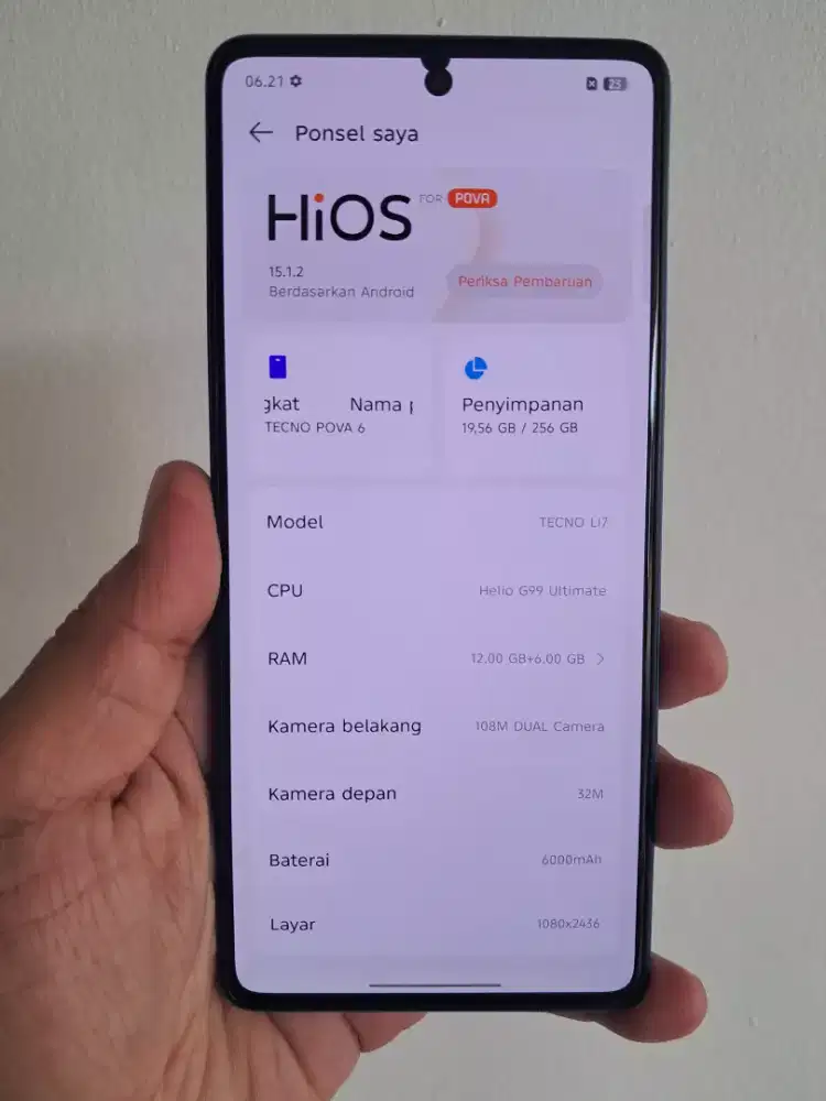 TECNO POVA 6 RAM 12+12/256