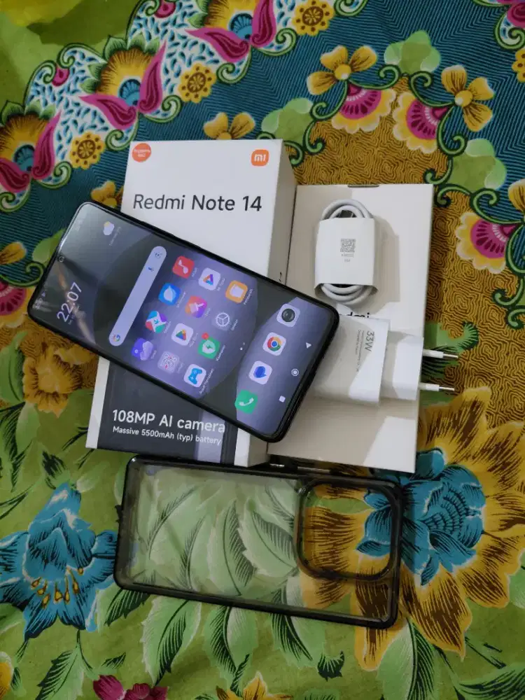 Redmi NOTE 14 RAM 8+8/128GB Garansi ON Jan 2027 istimewa