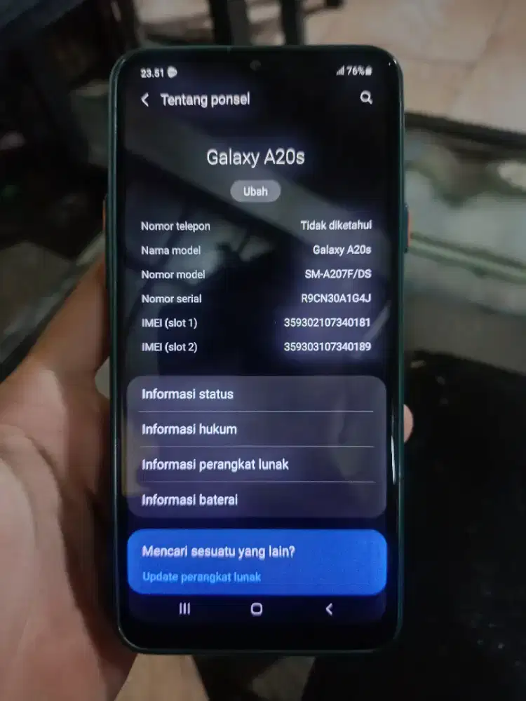 Samsung a20s batangan