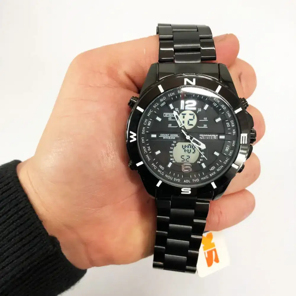 Jam Skmei 1670 ORI Dual Time Water Resistance 3ATM