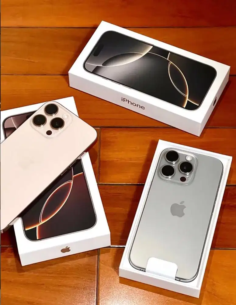 iphone 16 pro 128 dessert new garansi resmi ibox 12 bulan