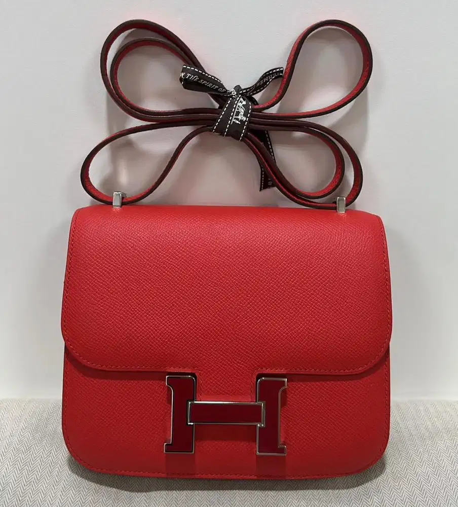 Hermes C18 rouge de cour epsom - full set