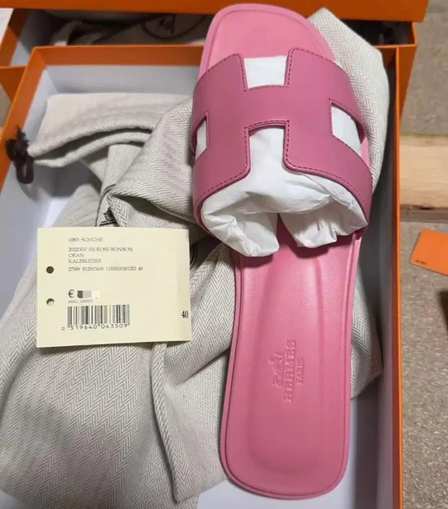 New Oran Hermes Sandal pink