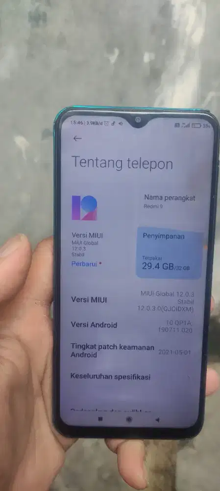 Redmi 9 3/32 layak pakai