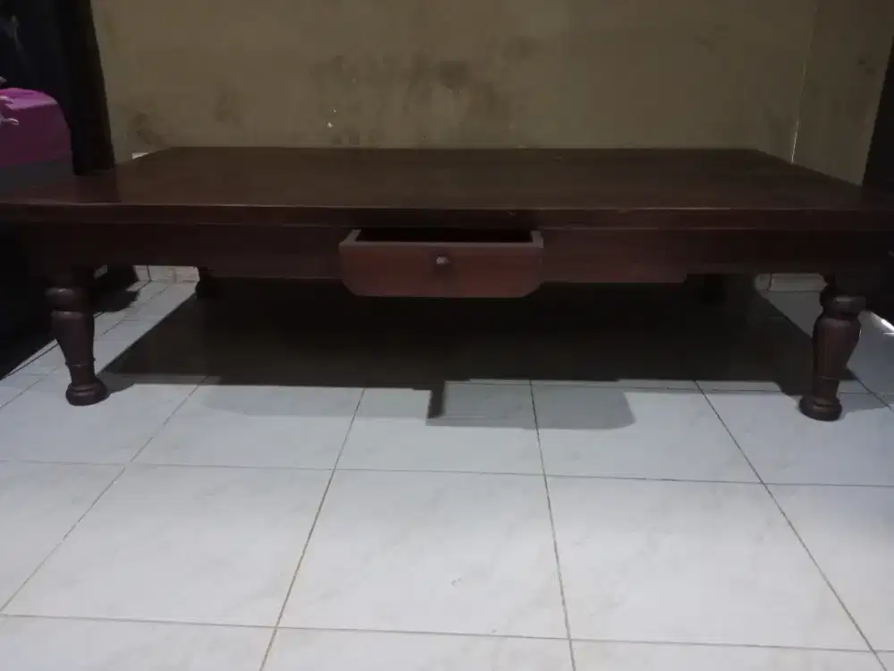Butuh Uang Cepat Meja Kayu Jati Asli, NEGO