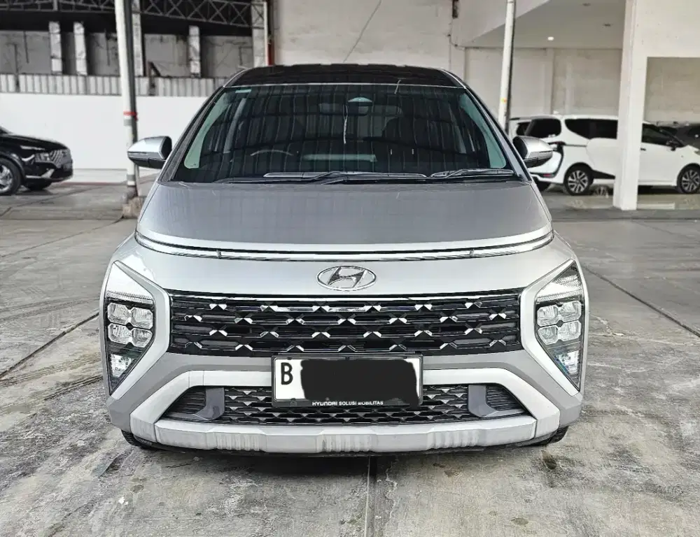 Baru 2rban KM Hyundai Stargazer Prime AT 2024 Silver Mulus Siap Pakai