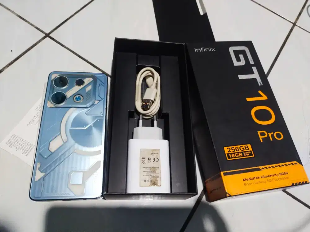 Infinix gt 10 pro ram 8/256 gb second fullset ori