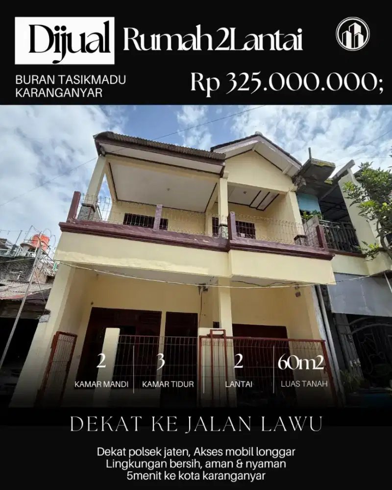 Rumah 2lantai karanganyar