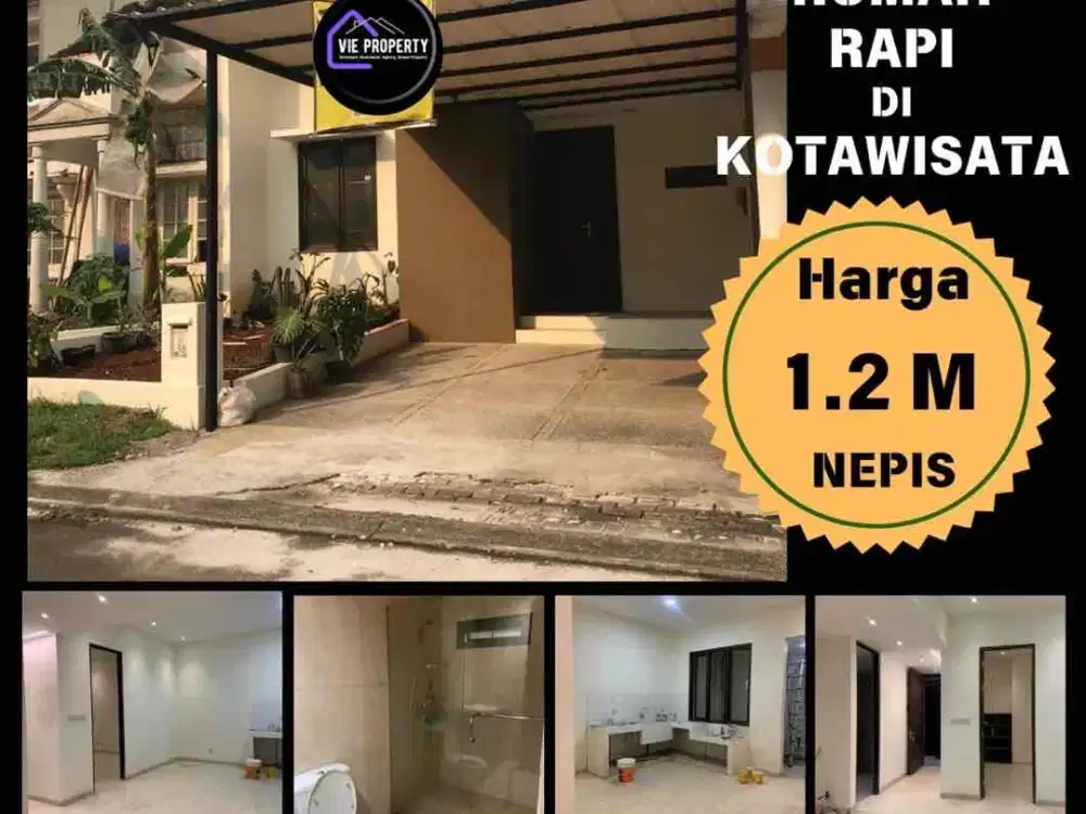 Dijual Rumah Rapi Untuk Pasangan Muda di Kota Wisata