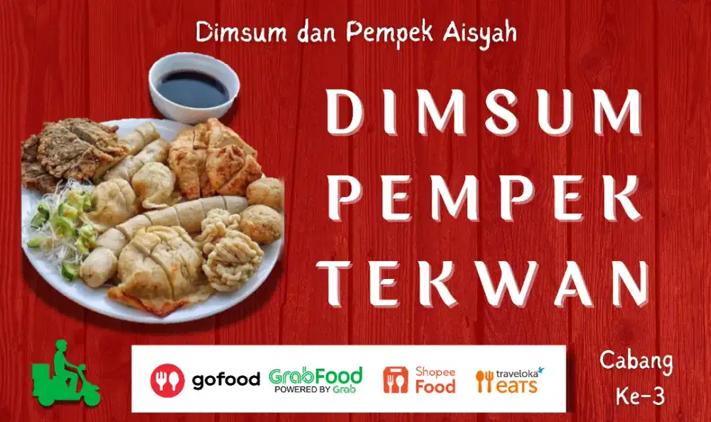 DIBUTUHKAN SEGERA!! karyawati Dimsum dan Pempek Tekwan