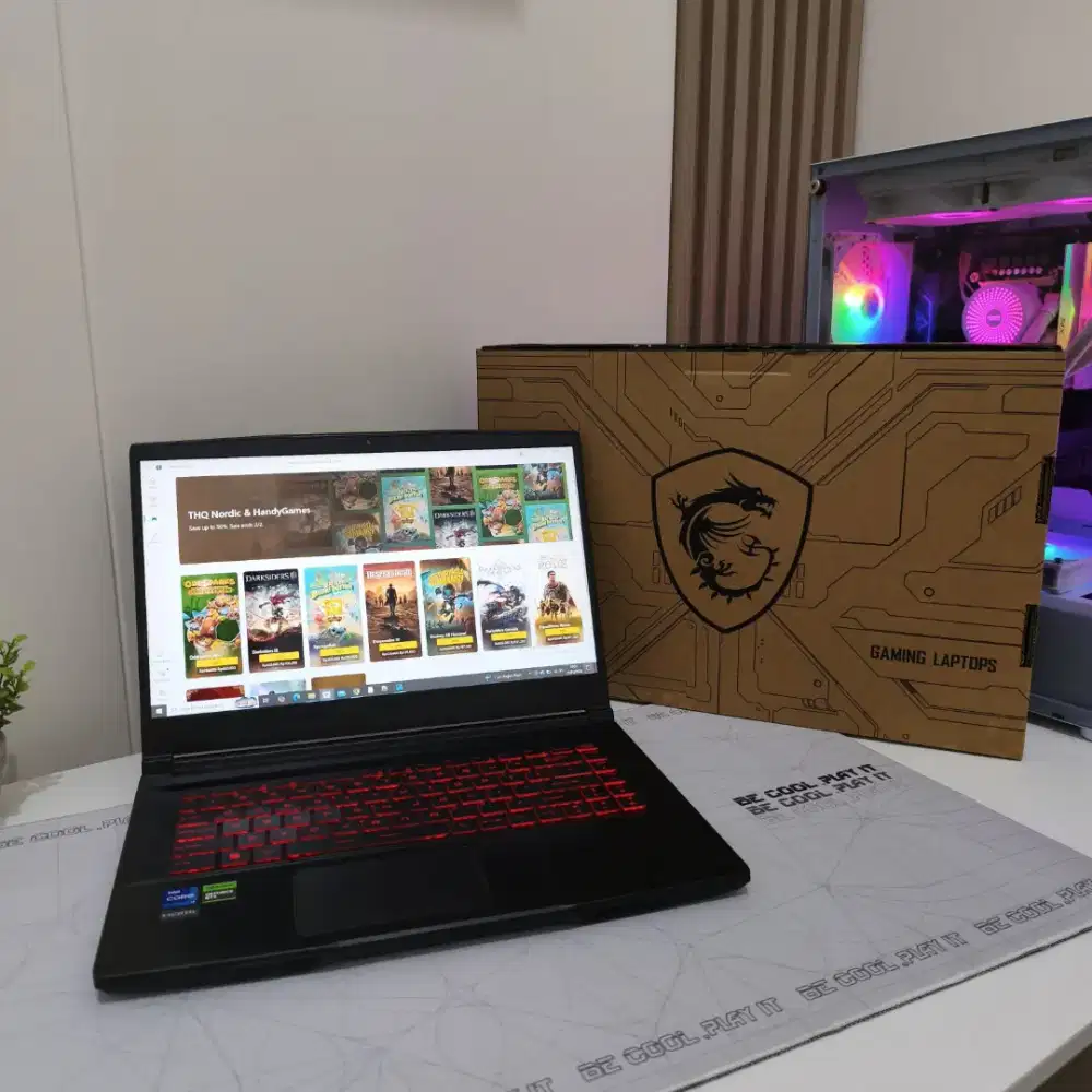 Laptop Gaming i7 12650H | RTX 3050 | 64GB -MSI GF63 Thin 12UC ORIGINAL