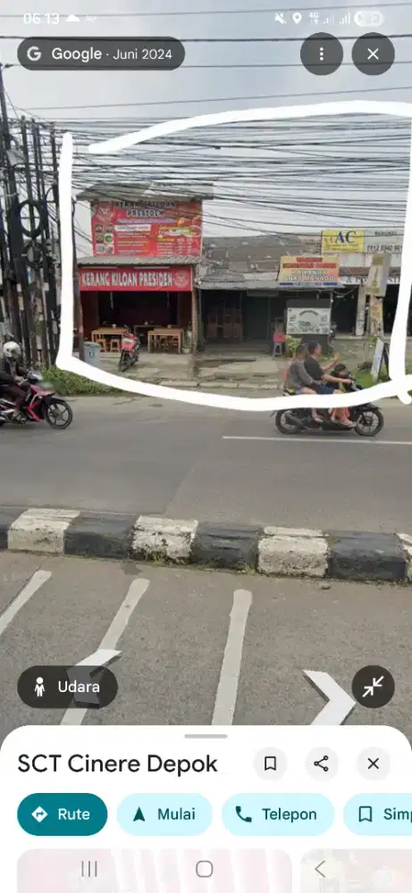 Di jual ruko strategis di daerah cinere