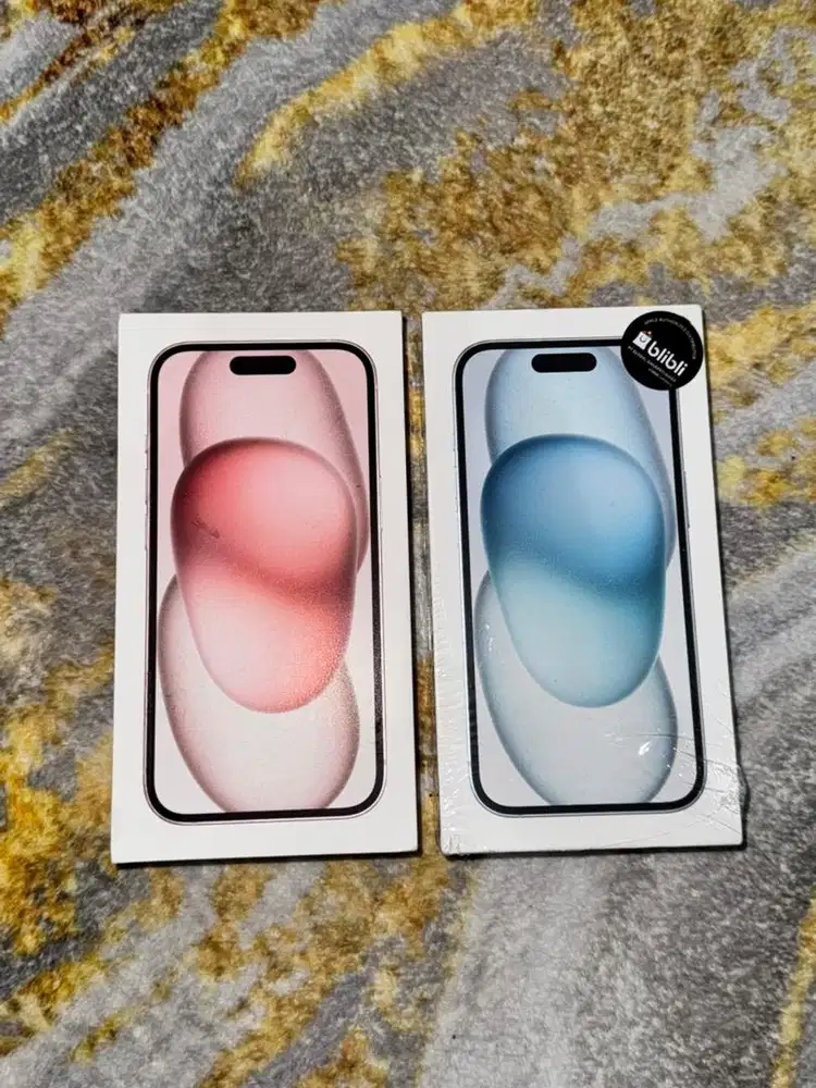 iPhone 15 Pink dan blue 128GB New