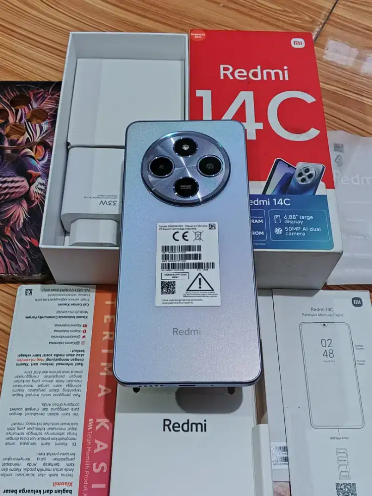 Redmi 14C Nfc 6+6/128 Fullset Ori MULUS