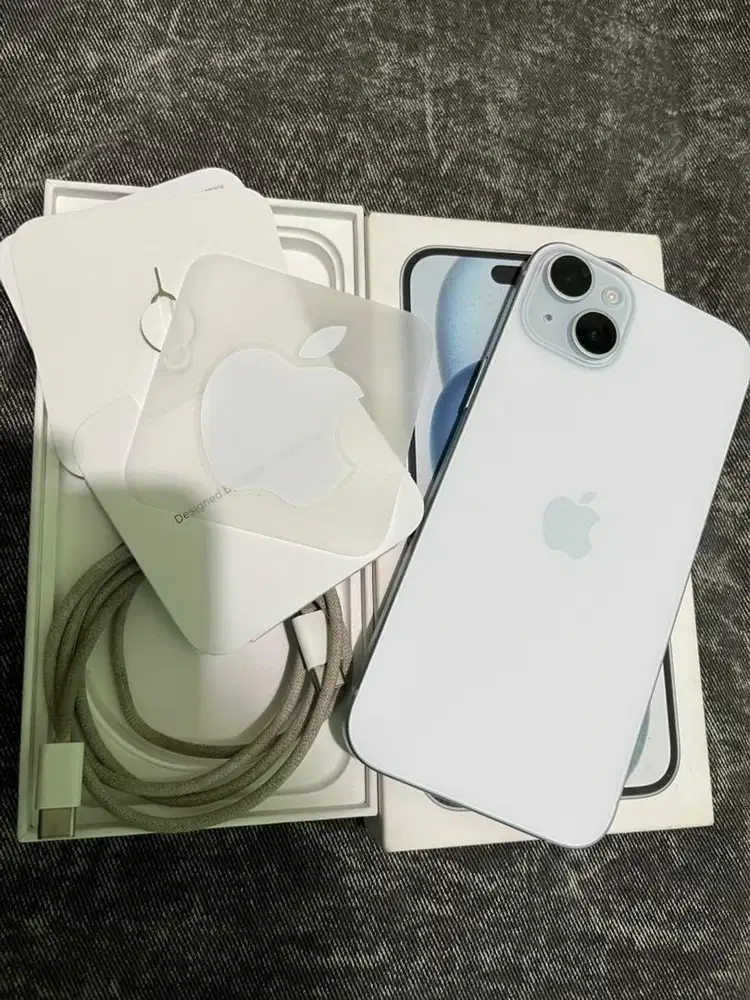 Iphone 15 plus 128 blue ibox fullset