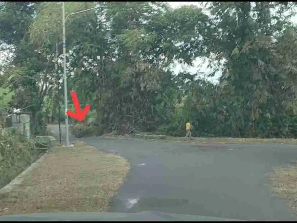 tanah murah luas 131m2 dibarat pasar pakem jl kaliurang km 16