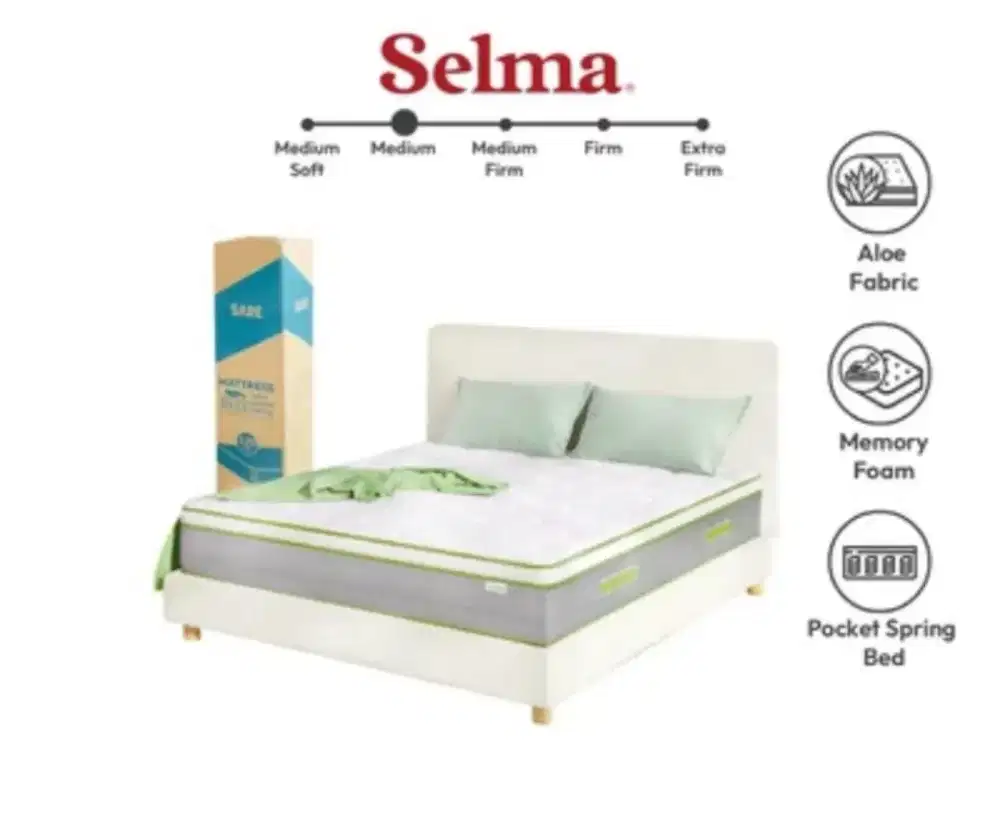 kasur dengan bahan aloe