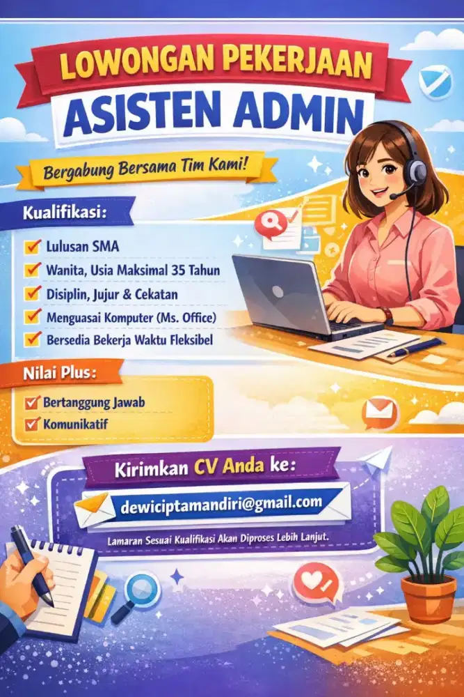 Dicari segera admin
