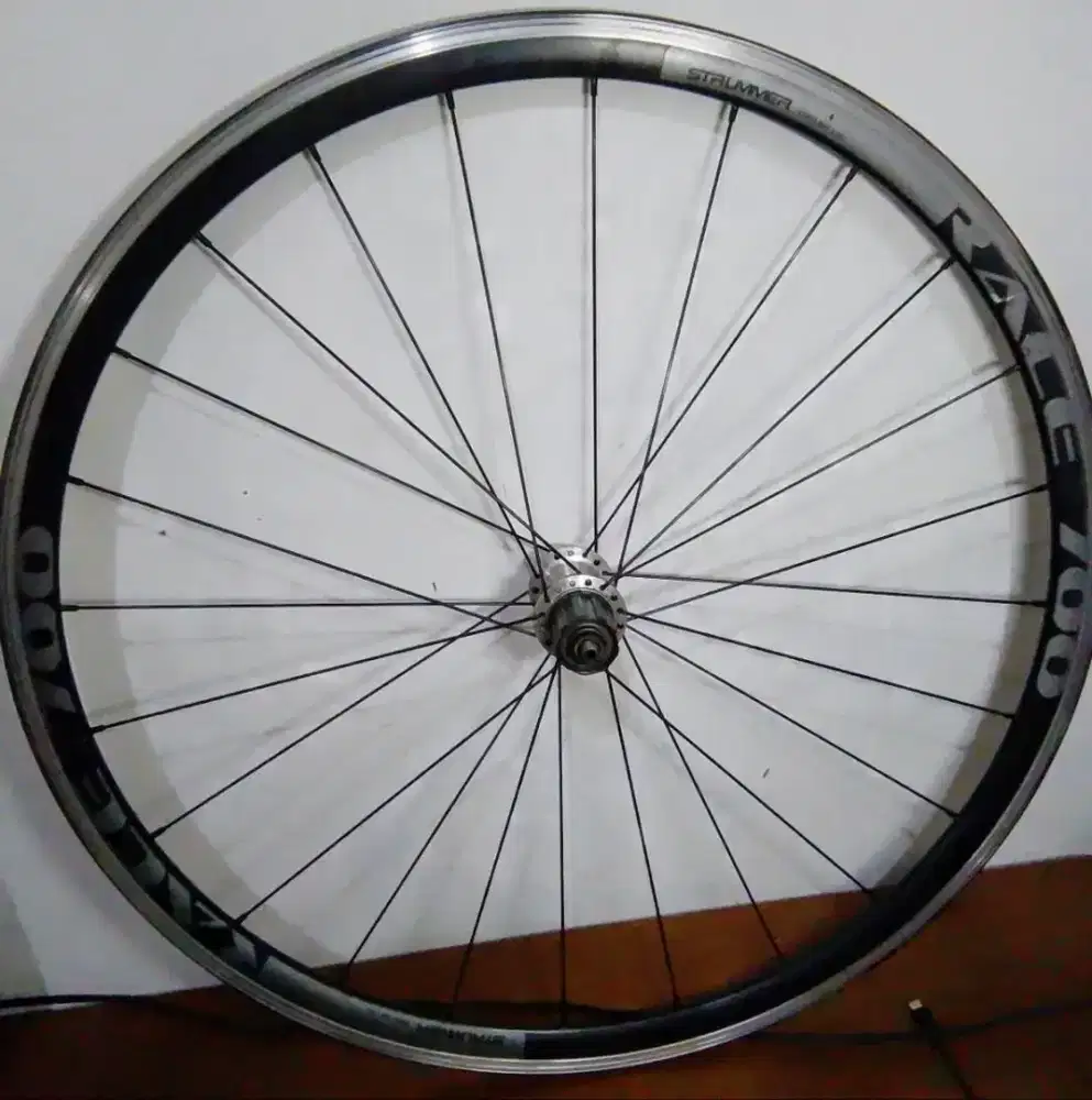 wheelset wheel set belakang road bike sepeda balap strummer 700c
