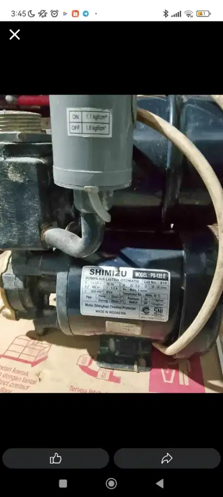 Pompa air Sanyo Shimizu