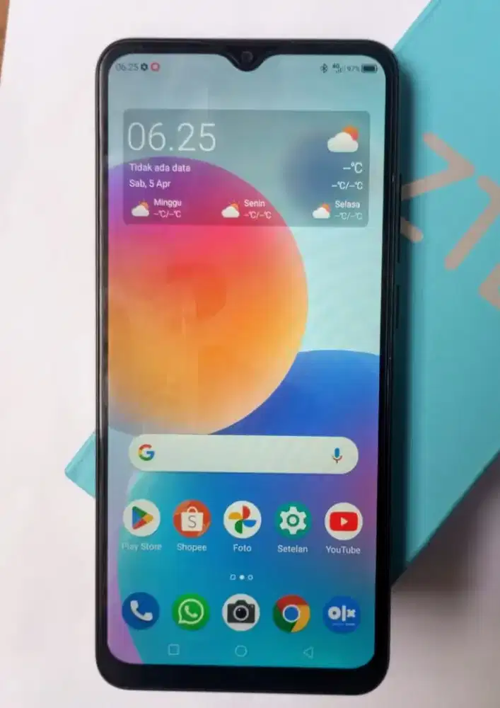 ZTE Blade A52 ram 4/64 mulus, Lengkap