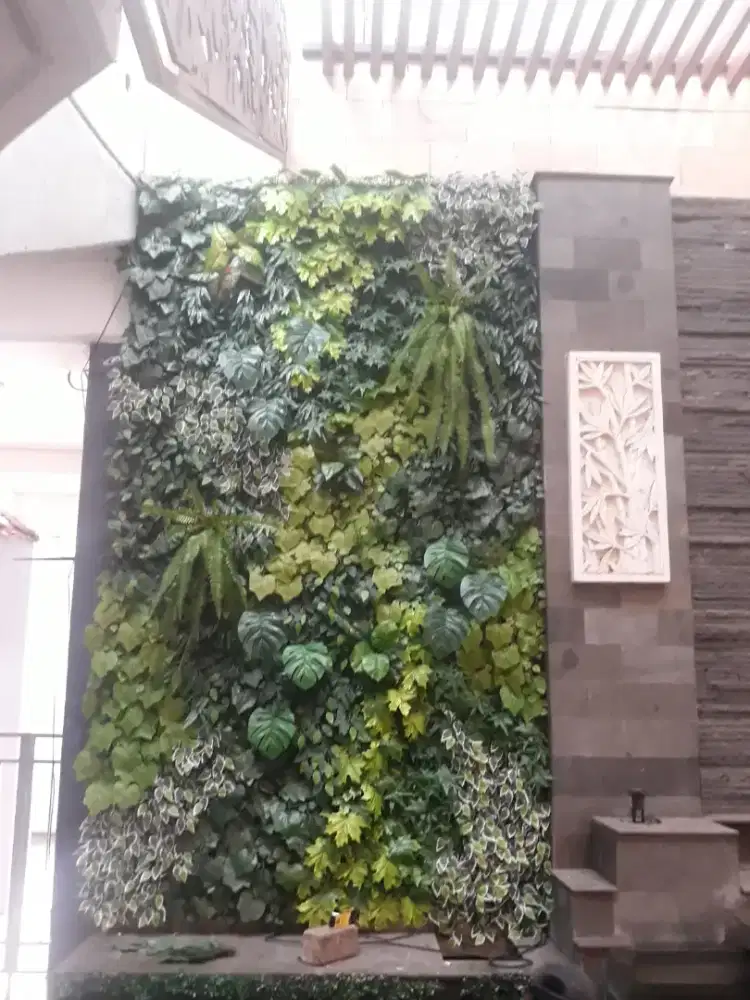Vertikal garden _ Artificial taman indoor dan outdoor